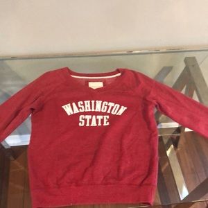 Washington State University V neck sweatshirt